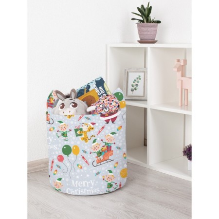 Basket for toys "Gifts from Santa, size 35x35 cm