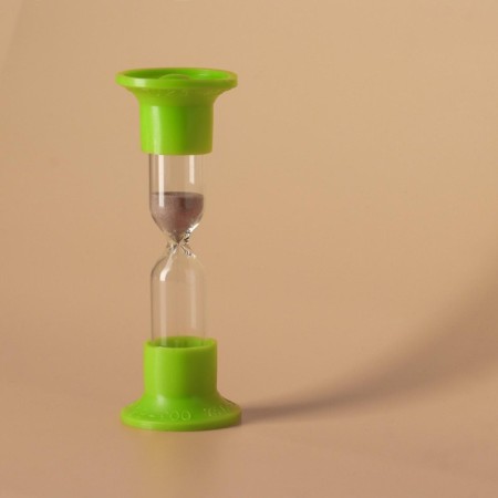 Sanding clock desktop for 5 minutes, H -12 cm, D - 4.4 cm, package package, mix-4