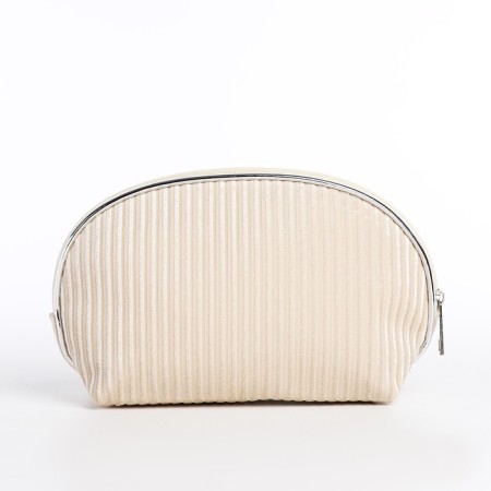 Lightning cosmetic bag, beige color-1