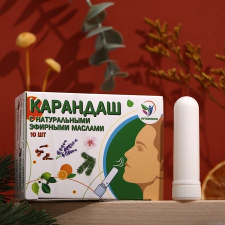 Crynome pencil-inhaler on natural essential oils