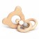 A wooden erupter for teeth "Bear", with silicone elements, crumb I
