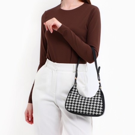 Women's textile bag, 20x23x5.5 cm, paws-7