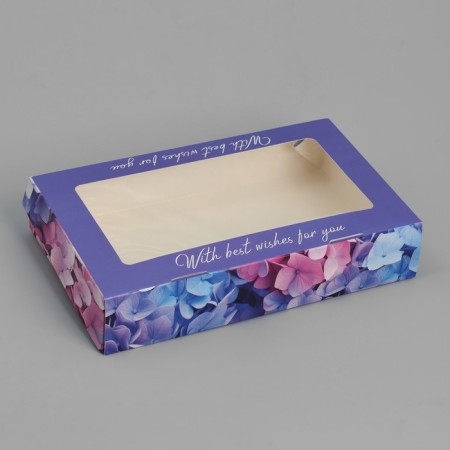 Confectionery packaging, boxing box "Hortension", 20 x 12 x 4 cm