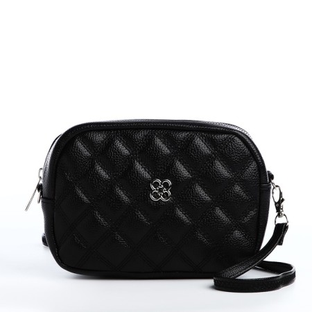 Bag Cross-Bodi with a zipper, black color