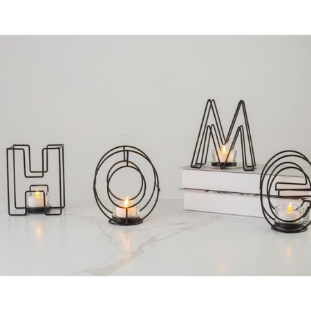 Summary of the metal desktop "Home", 13.5 x 42 cm, black-1