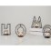 Summary of the metal desktop "Home", 13.5 x 42 cm, black