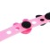 Silicone Bracelet with replaceable jibitsami, 3 Jibits included, Minnie Mouse