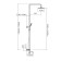 The shower system Fashun A52426, thermostat, pour 163 mm, tropical shower, satin