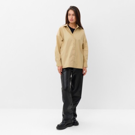 Women's leather pants Mist Bas, p. 50, black-3