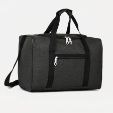 Road bag with lightning, outer pocket, long belt, khaki color