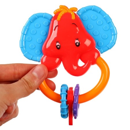 Rattle "Africa: elephant", color mix-4