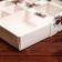 Box for sweets, 8 sweets and chocolate, 17.7 x 17.7 x 3.8 cm "bumps"