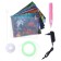 3D handle, PCL set of plastic luminous in the dark, mod. Pn013, pink color