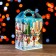 Gift box with a window Christmas tree "Holiday in the city", 19 x 13.5 x 25.5 cm