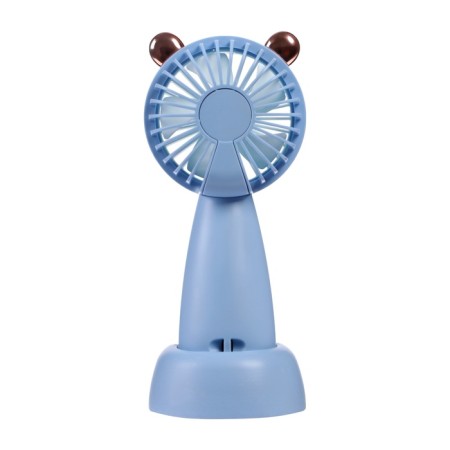 Gift set fan and umbrella, blue-7