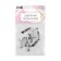 The base for brooches, 2 holes, 25 mm, 10 pcs, silver color