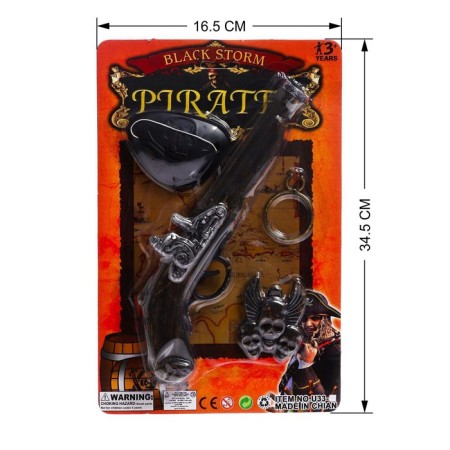Pirate set "Black Storm", 4 items-4