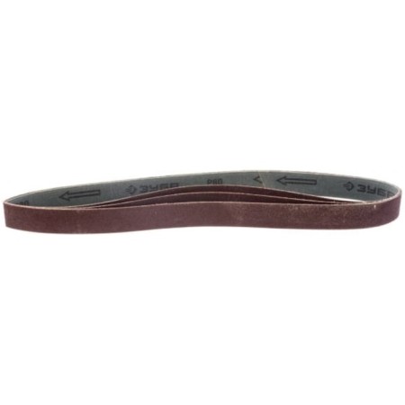 Grinding tape "Master" 35547-080, for the machine ZShS-330, 25 x 762 mm, P80, 3 pcs.-3