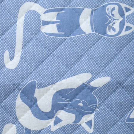 Cover Koshkin House 150x210cm, dark blue, calico 120g/m, HL 100%-4