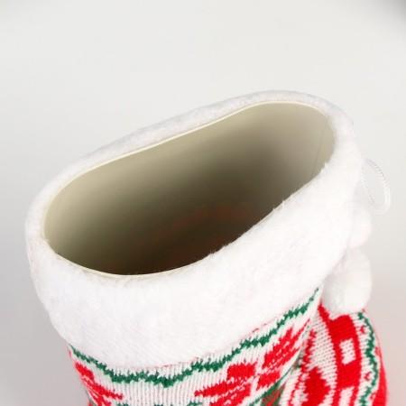 Confepture "Boot", knitted, with a pattern-4