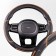 SkyWay Combo-5 braid, eco-leather, black-orange, s01102335