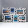 Photo frame plastic in 6 photos 10x15 cm "Blood" white 55x33 cm