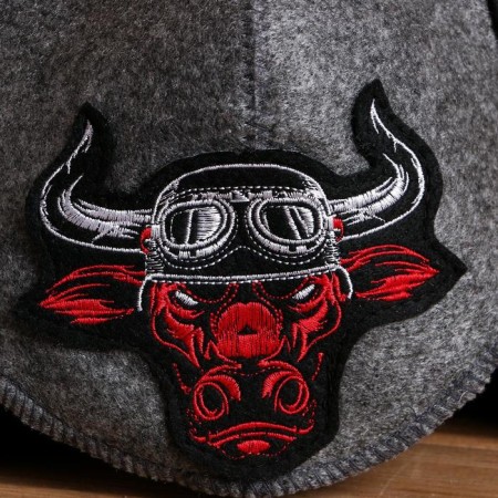 Hat for the bath "Bull Biker" helmet Viking-1