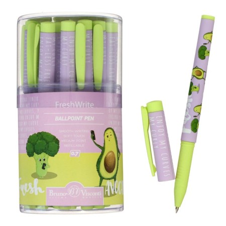 Balloon handle Freshwrite "Avocado.celfi", 0.7 mm, blue ink