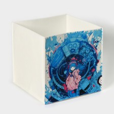 Anime organizer for storage, 30 × 30 × 30 cm, 24 l, white