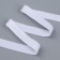 Oblique bike, elastic, 15 mm × 50 ± 1 m, white color