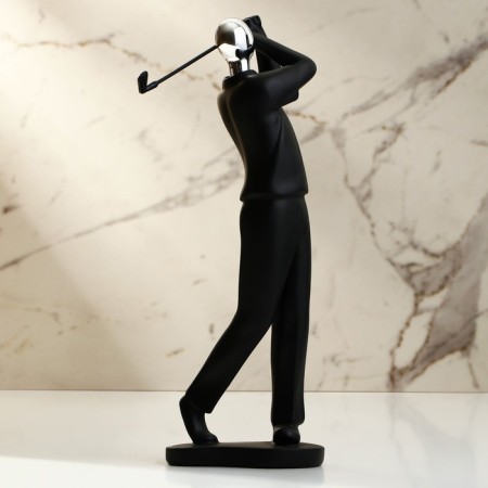 Figure Polystone "Golf player" 7.5 x 10 x 28 cm-7