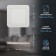 Lamp built -in era LED, IP20, 9W, 146x146 mm, 6500k, 400lm, white color