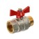 Ball bar Valtec Base, internal/outer thread 3/4 ", butterfly