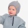 Children's hat minku rr 46-48, gray color