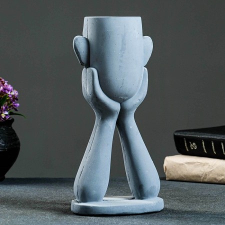 Kashpo - Organizer "Hades" gray, 9x26x13cm-2