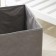 Storage box, 28 × 28 × 28 cm, gray color