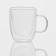 Glass mug with double walls "Duo", 400 ml