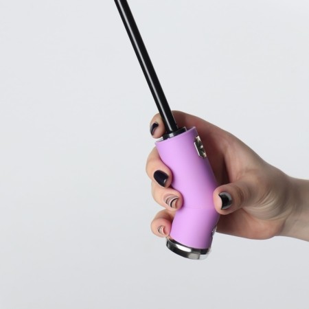 Automatic automatic umbrella, with a lantern, 3 additions, 10 knitting needles, r = 51 cm, lilac color-9