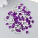 Decor for creativity in the bottle "Rhinestones. Dark violet" set 250 pcs d = 0.6 cm 4x3x3 cm