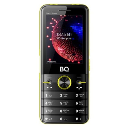 Cell phone BQ M-2842 DISCO Boom Black Yellow