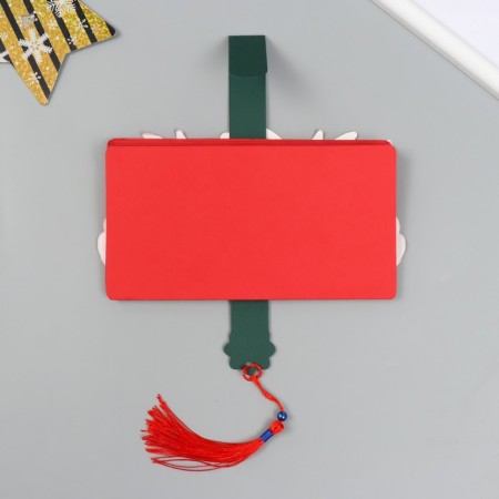 Cash envelope with gold "Eagle owl" 10x18 cm-4