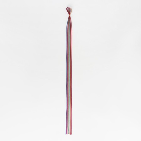 Hair threads, 96 cm, 6 pcs, color mix-1