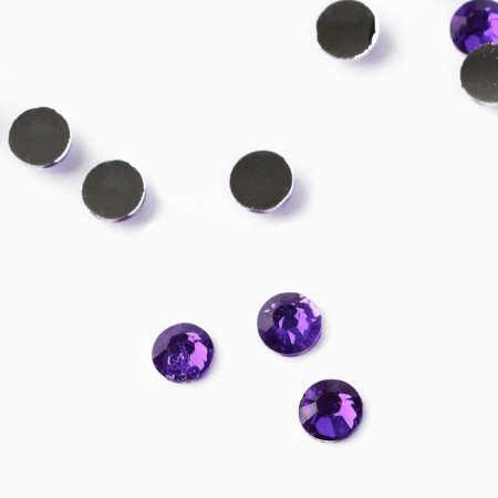 Rhinestones for the creativity of cold fixation purple, d = 3 mm, 70 g-3