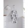 Apron of a kitchen with a photo print "Bouquet", adjustable, size OS