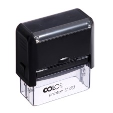 Equipment for the stamp automatic Colop Printer Sompact 40, 23 x 59 mm, black case