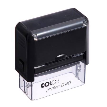 Equipment for the stamp automatic Colop Printer Sompact 40, 23 x 59 mm, black case