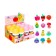 A set of figured erasers 12 pieces in a plastic box mix fruits/berries/vegetables