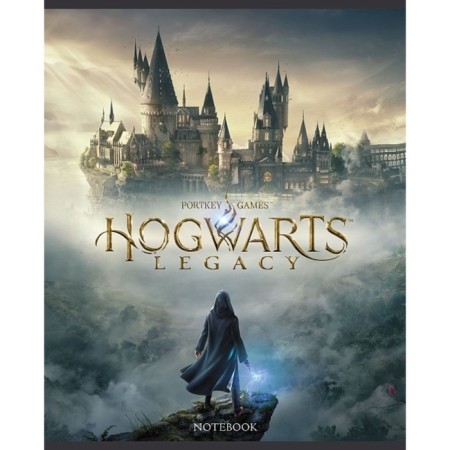 Notebook 48 sheets of a cell "-HogWarts legacy-harry Potter", cover coated cardboard, rounded angles, block 65 g/m2, 5V mix-3