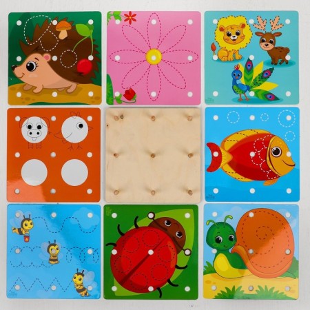 Geobor with cards "Write-stir. Animals"-5