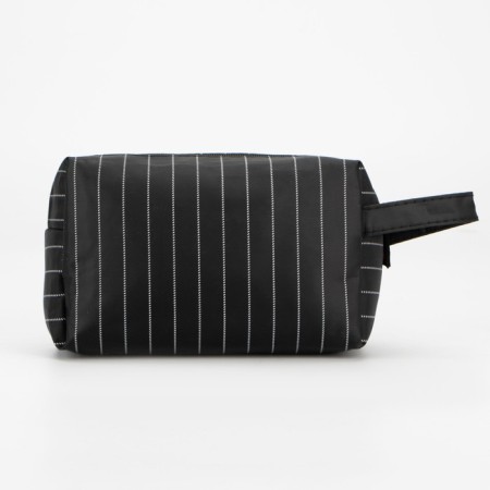 Lightning cosmetic bag, external pocket, black color-1